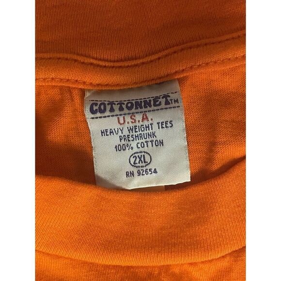 Vtg 90s Cottonnet Tag Men 2XL Born to Roam 3D Motorcycle Wolf T Shirt Black NWOT - Picture 3 of 3